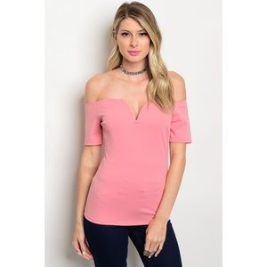 ✨ROSE OFF THE SHOULDER TOP✨